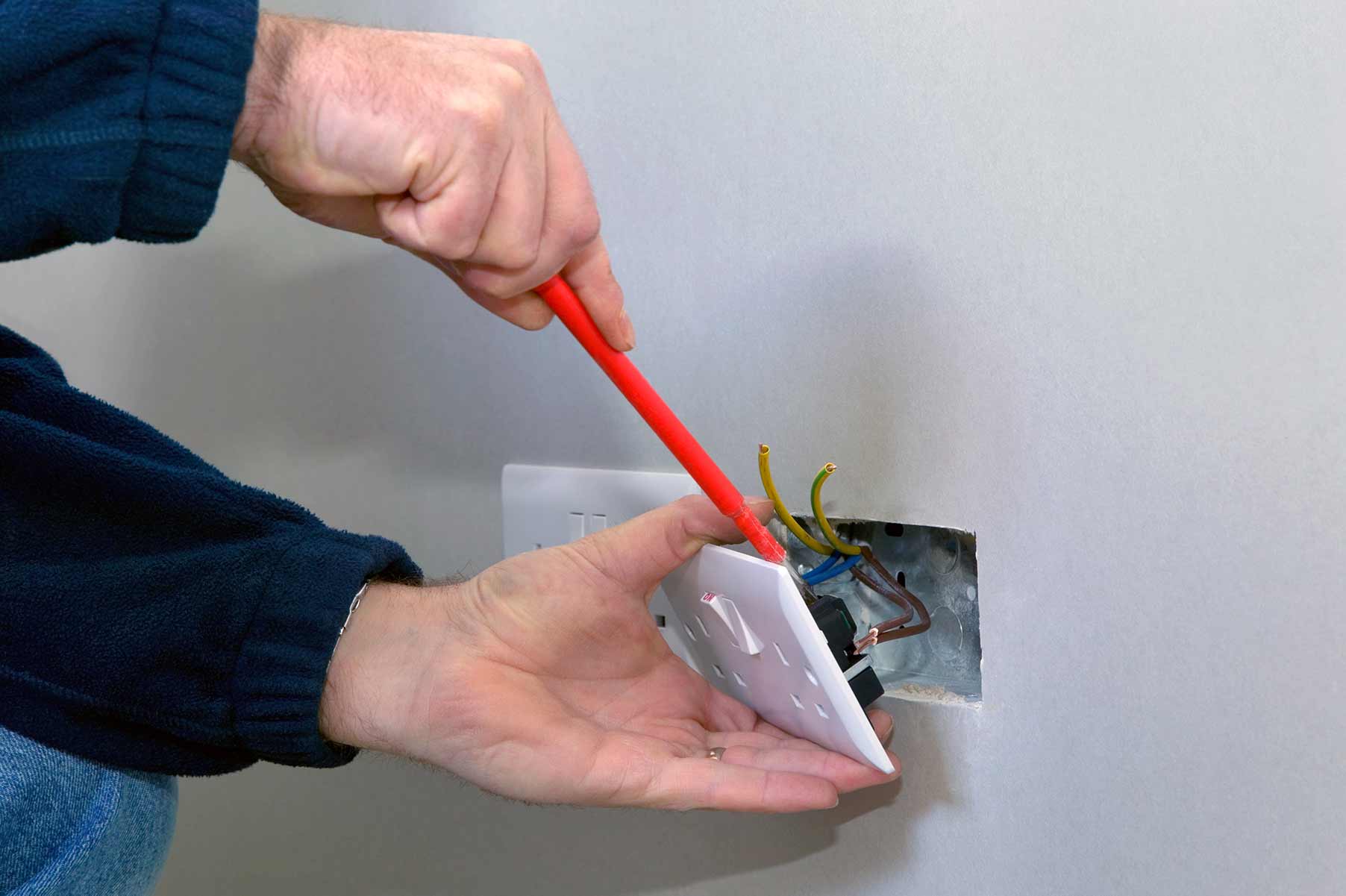 Our electricians can install plug sockets for domestic and commercial proeprties in Port Talbot and the local area. 